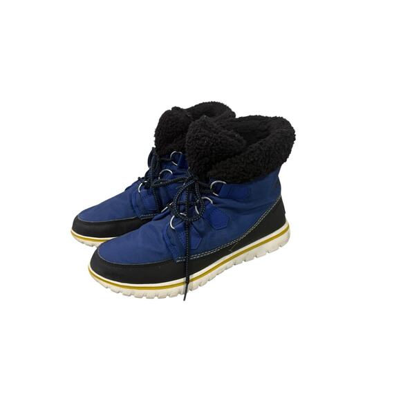 Sorel Cozy Carnival Women’s Size 9.5 Snow Winter Boots Blue NL2297-465 - Picture 1 of 6